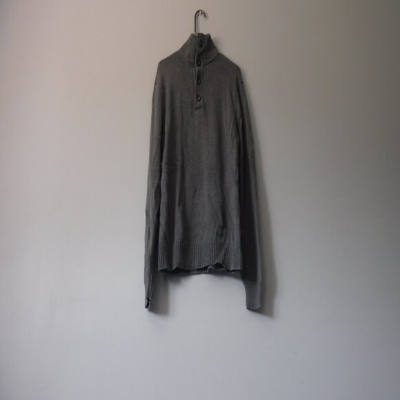 Mens Old Navy Heavy Duty 4 Button Long Sleeve Pull-Over Sweater - Size Large - Picture 3 of 4